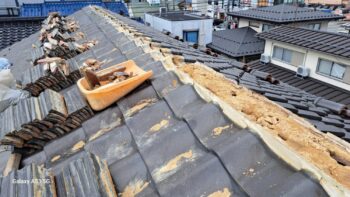 富山市にて戸建て住宅の棟積替え工事