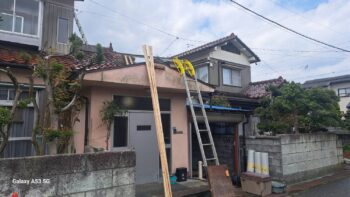富山市にて戸建て住宅の締直し工事